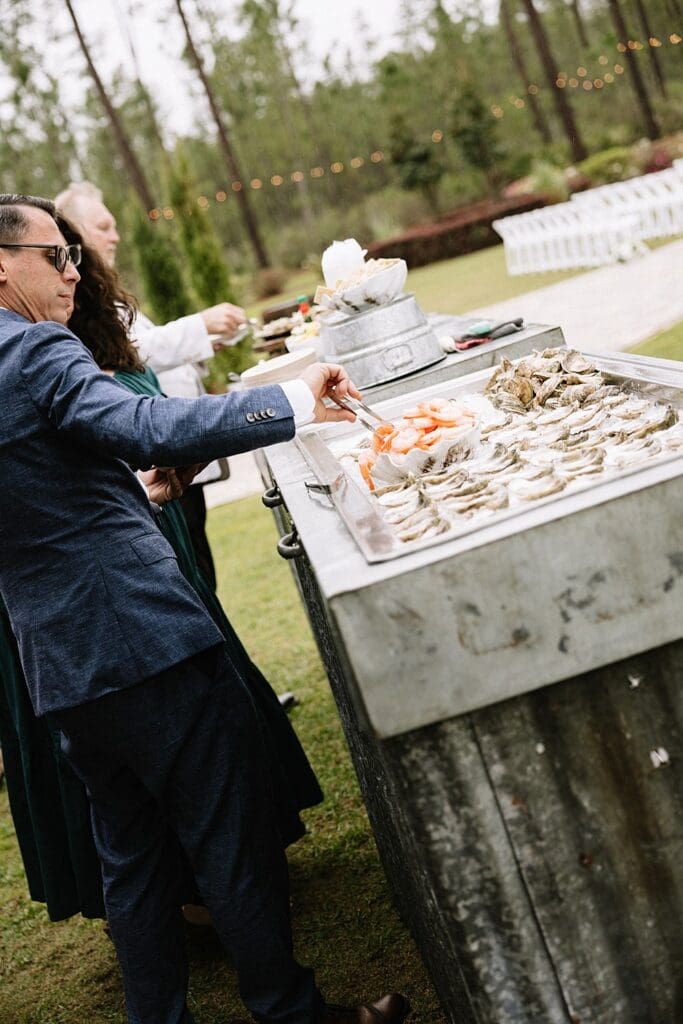 central florida wedding venue; Granville Farms; Central Florida Barn Venue; Central Florida wedding oyster bar